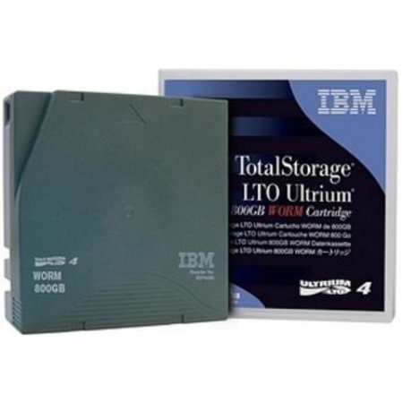 IBM STORAGE MEDIA Tape, Lto, Ultrium-4, 800Gb/1600Gb, Worm 95P4450